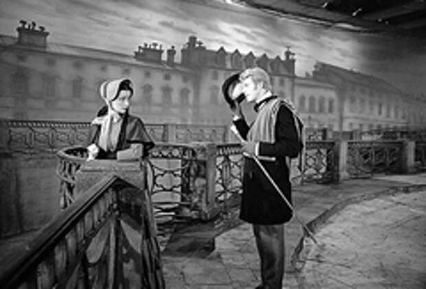 Съемки фильма «Белые ночи» по роману Федора Достоевского, 1960 год