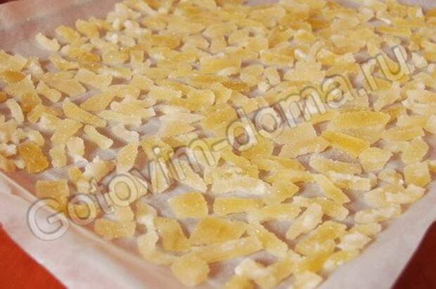 Цукаты из арбузных корок