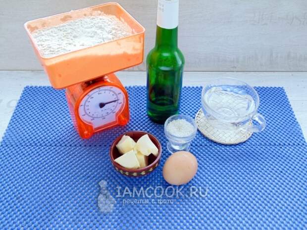 Ингредиенты для песочного теста