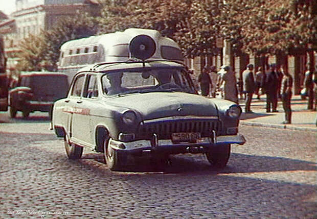 Одесса, начало 1960-х: милиция, полицейский автомобиль, полиция, ссср