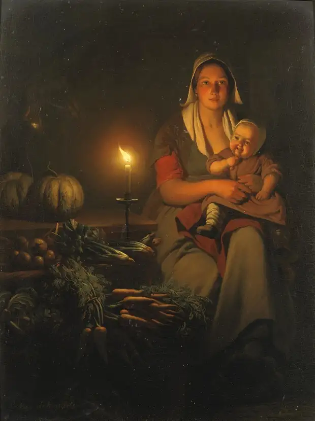 Художник Petrus van Schendel (1806–1870)