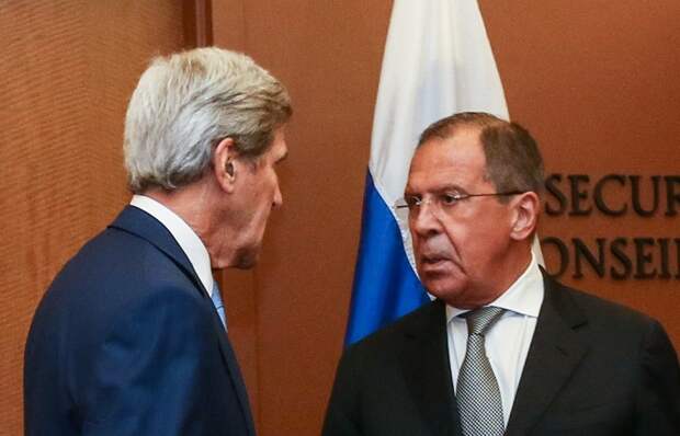 Госсекретарь США Джон Керри и глава МИД России Сергей Лавров