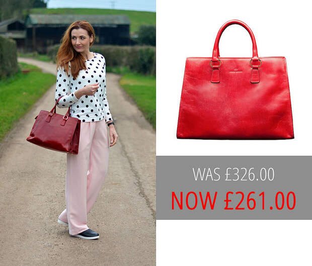 Summer sales | Brenda MacLeod red Jane tote