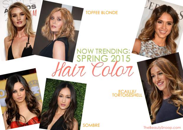 Spring 2015 Hair Color Trends: Sombre, Tortoiseshell, Toffee Blonde