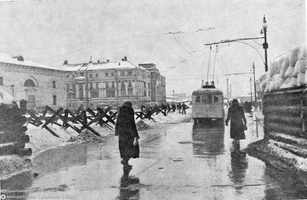 Прогулка по Москве 1941 года 1941, москва, прогулка