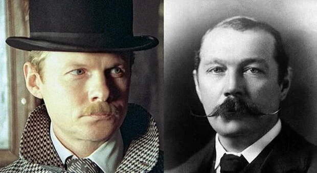 шерлок холмс и доктор ватсон иллюстрации из книги. дойл приключения шерлока холмса. доктор ватсон конан дойль. доктор ватсон соломин. конан дойл а.