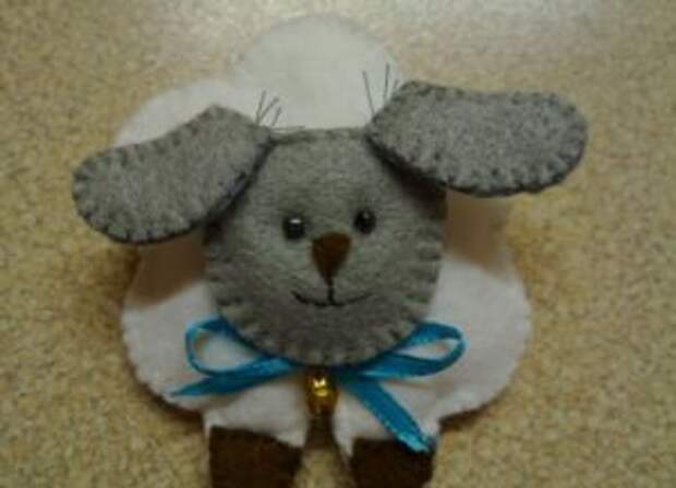 Барашек из фетра 18