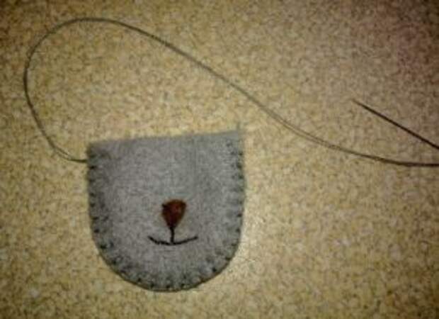 Барашек из фетра 7