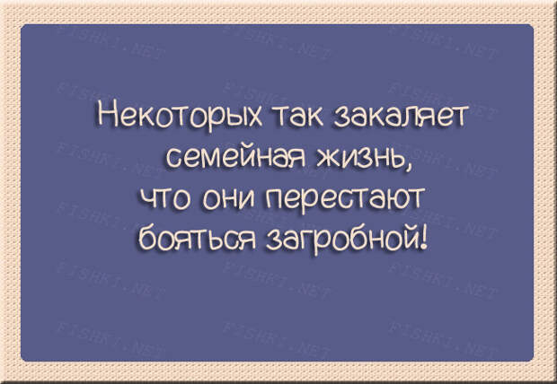 Анекдоты из семейной жизни