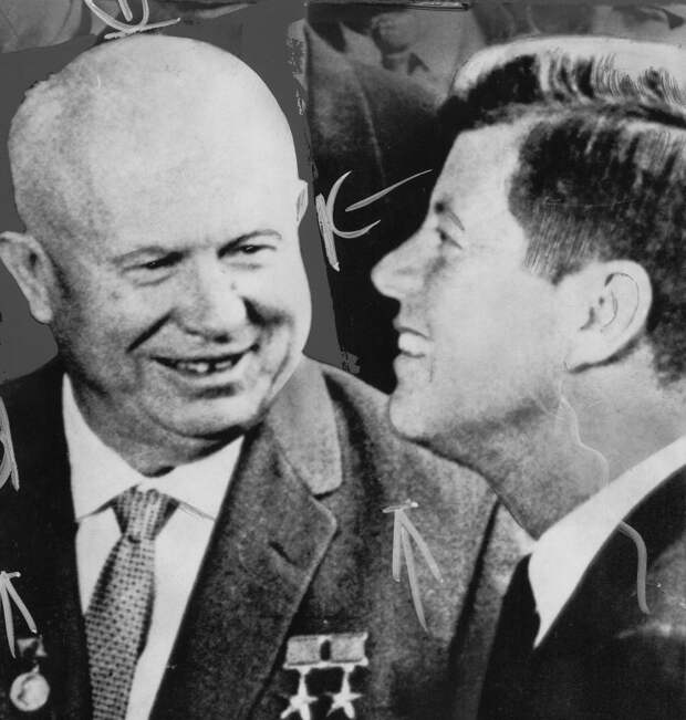 Никита Хрущев и Джон Кеннеди, апрель 1961 года