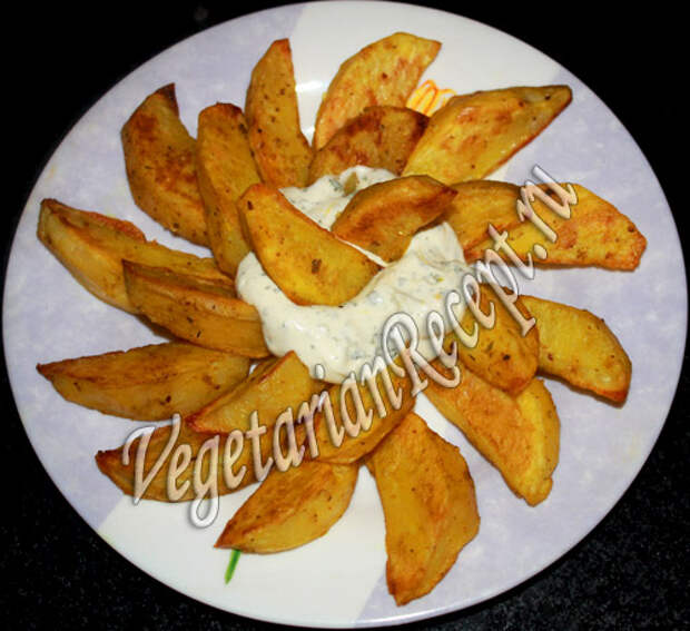 картофель запеченный дольками в духовке