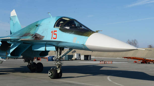 Минобороны: Су-34 нанесли удар по командному пункту и живой силе ВСУ
