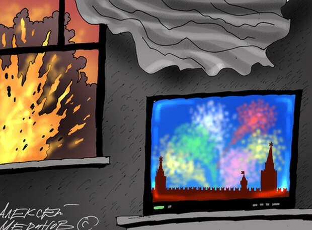 Забавные карикатуры художника Алексея Меринова (49 картинок)