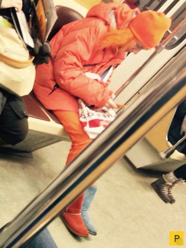 Модники из метро (28 фото)
