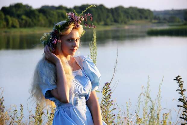 Лето... венок, девушки, своими руками, цветы