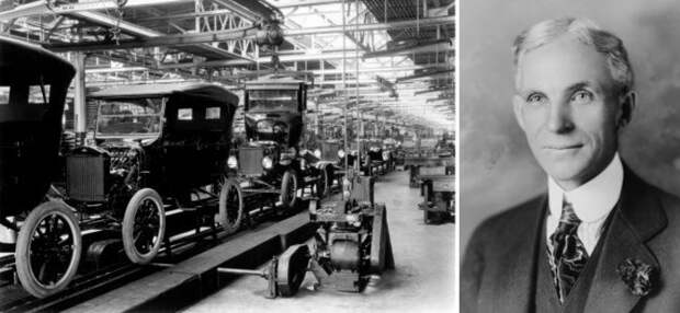 Генри Форд был скорее популяризатором конвейера, а не его создателем. /Фото: infokava.com