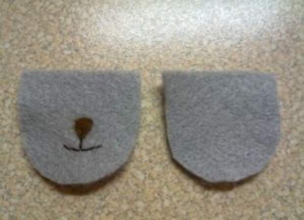 Барашек из фетра 6