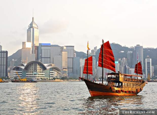 6. Гонконг. ВВП на душу населения: $53 432,23 благосостояние, ввп, страны мира, экономика