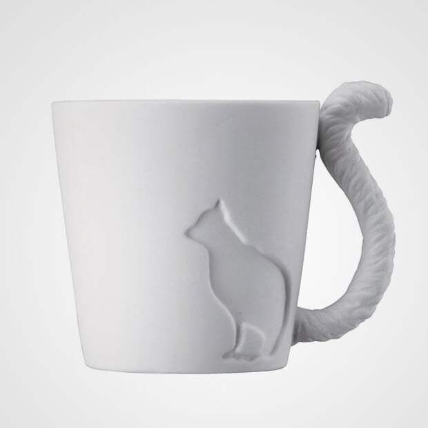 посуда с котами