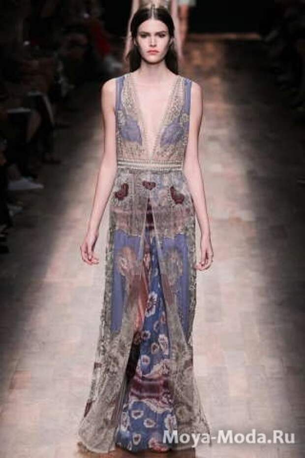 Модные сарафаны весна-лето 2015 Valentino