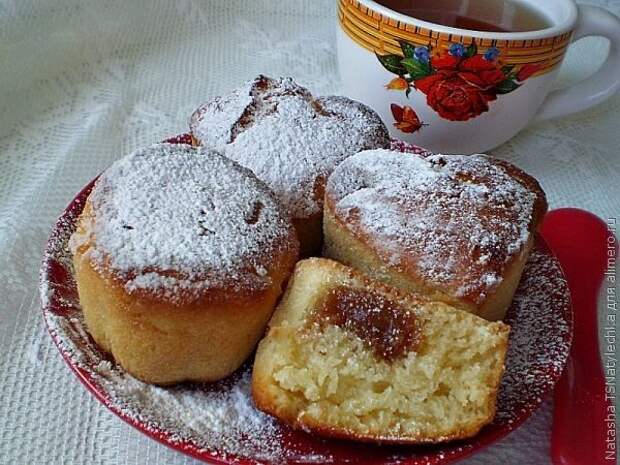Кексы с начинкой