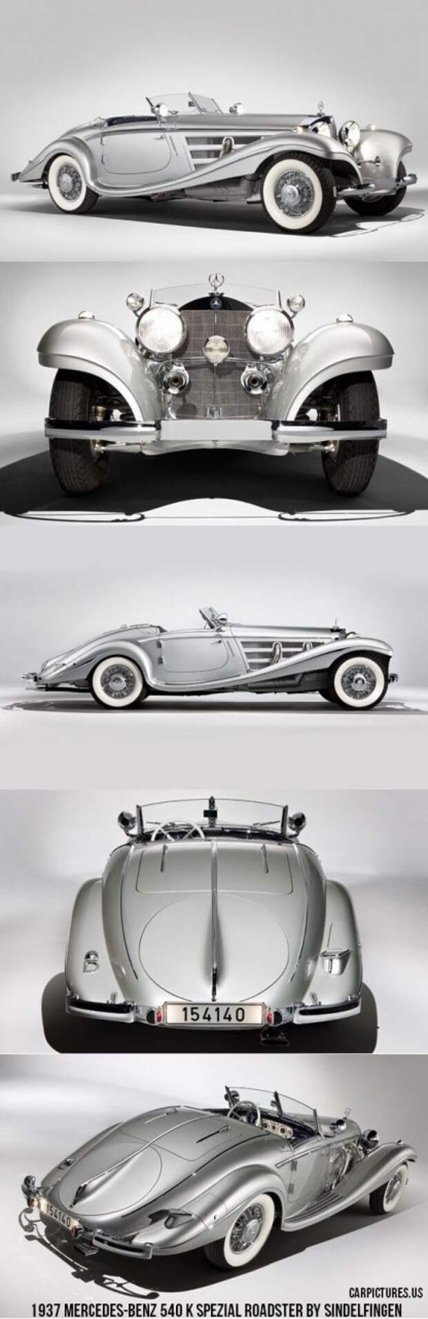 1937 Mercedes-Benz 540 K Spezial Roadster by Sindelfingen: 