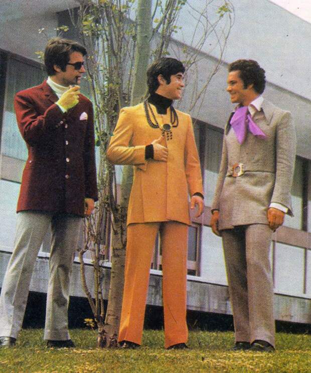 мужская мода 1970-х