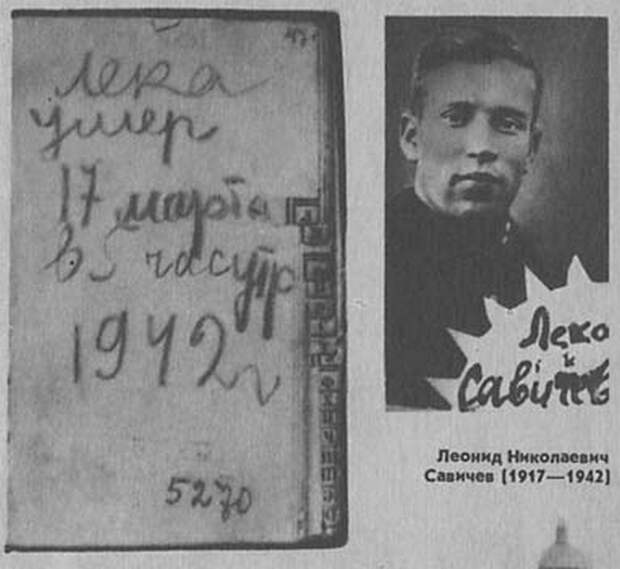 Блокадный дневник девочки Тани Савичевой Блокадный дневник девочки Тани Савичевой
