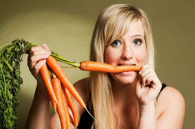 Много есть морковки можно только зайцам. /Фото: colleenshealthbeat.co.za