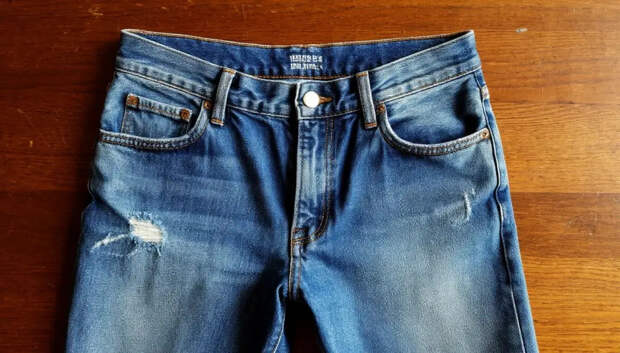 Старые джинсы «берегу как зеницу ока»: делаю коврик за вечер, который никто не отличит от дизайнерского