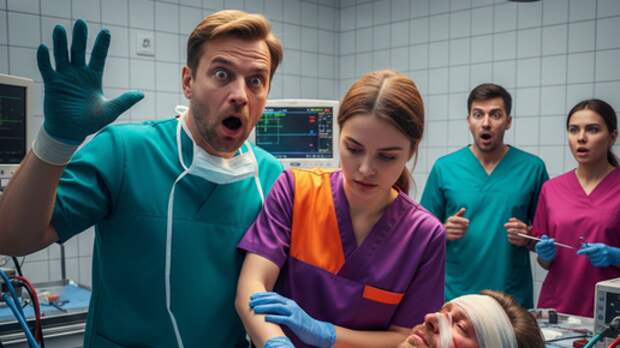 Хирург высмеивал неопытную практикантку, но онемел от удивления, когда человек на столе раскрыл её прошлое
