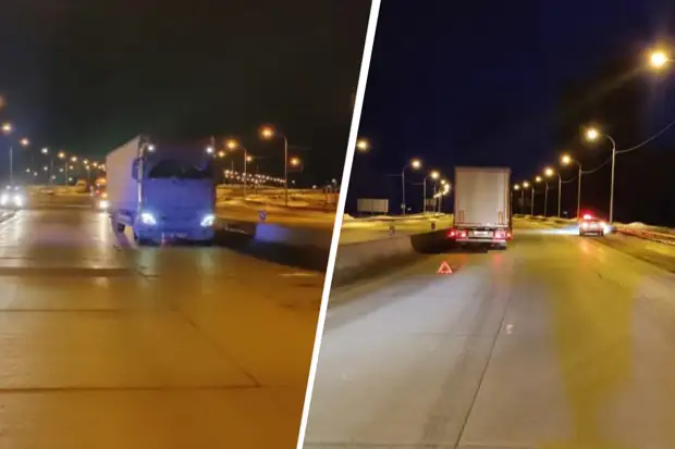 Под Новосибирском фура насмерть сбила пешехода — тот перебегал дорогу в неположенном месте