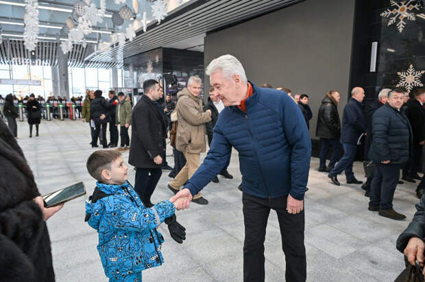 Собянин открыл московский городской вокзал Петровско-Разумовская МЦД-1