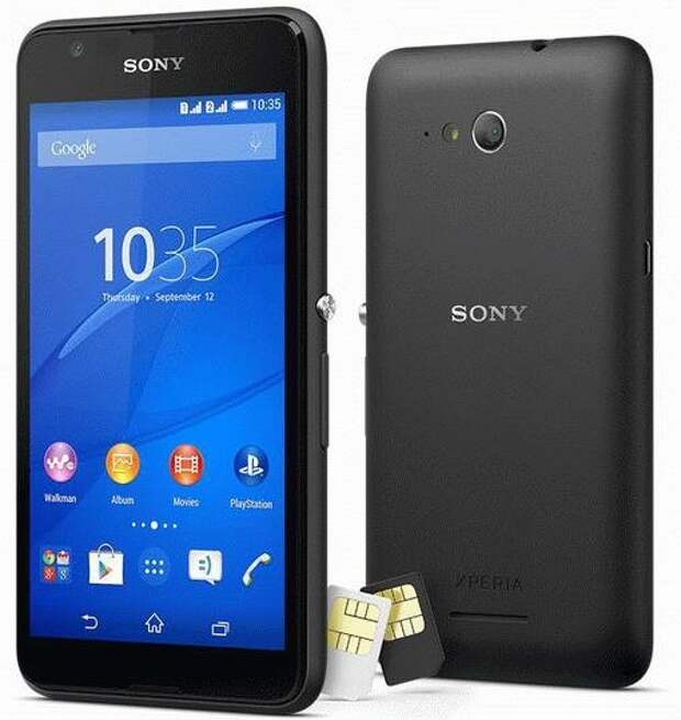 Cмартфон Sony Xperia E4g Dual 