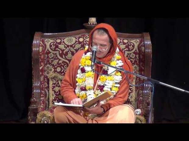 HH sachinandan Swami maharaj's Lecture in ISKCON Delhi Auditorium.