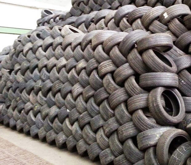 This Is How My Local Tire Shop Keeps Their Used Tires