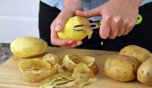 9. Картофельные очистки идея, продукты, хитрости