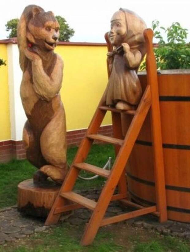 Закарпатский умелец создает чудо-скульптуры из сухих деревьев дерево, резьба