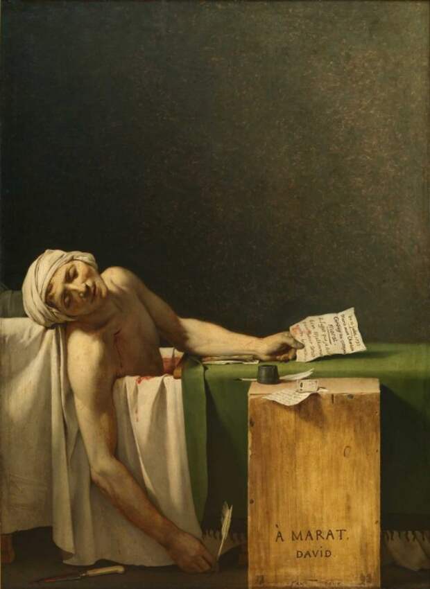 Жак Луи Давид. Смерть Марата. 1793