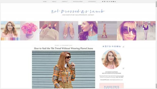 Not Dressed As Lamb style blog