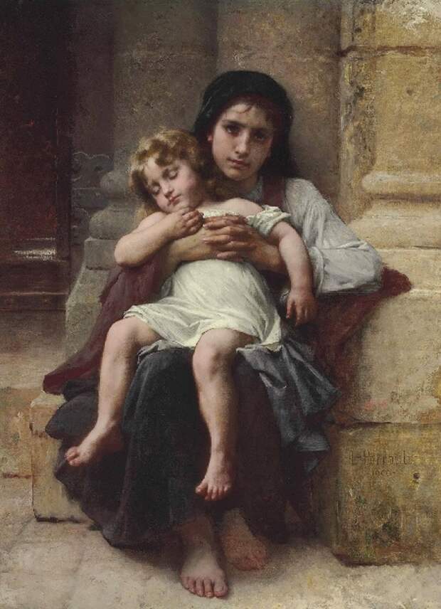 Крестьянские дети (Les enfants de paysan). (1900). Автор: Leon Bazile Perrault. Крестьянские дети (Les enfants de paysan). (1900). Автор: Leon Bazile Perrault.