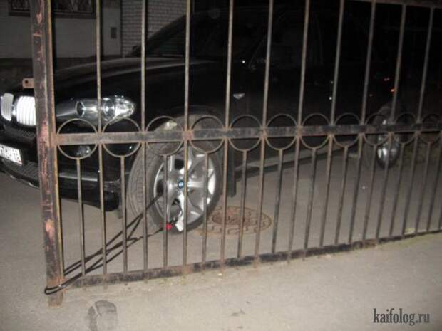 Прикольные противоугонки (50 фото) Прикольные противоугонки (50 фото)