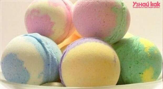 Как самом сделать бомбочки для ванны?