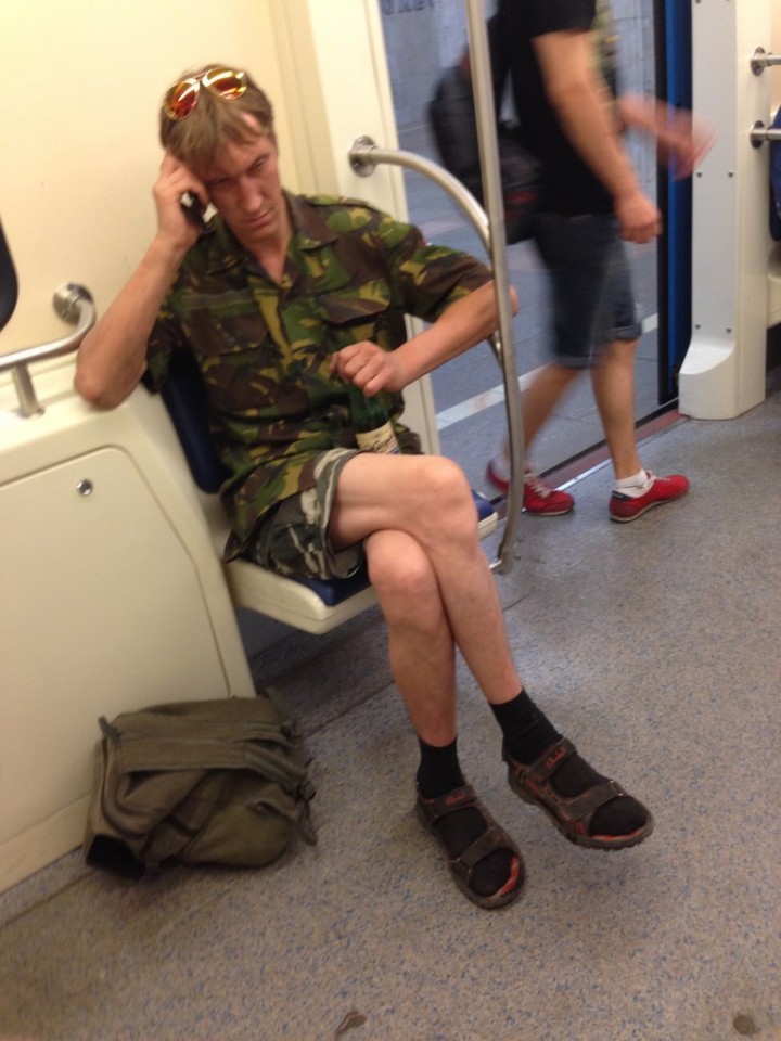 Модные люди в метро метро, мода