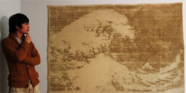 принтер печатающий на ковре, Юта Сугиура, Yuta Sugiura, печать на ковре