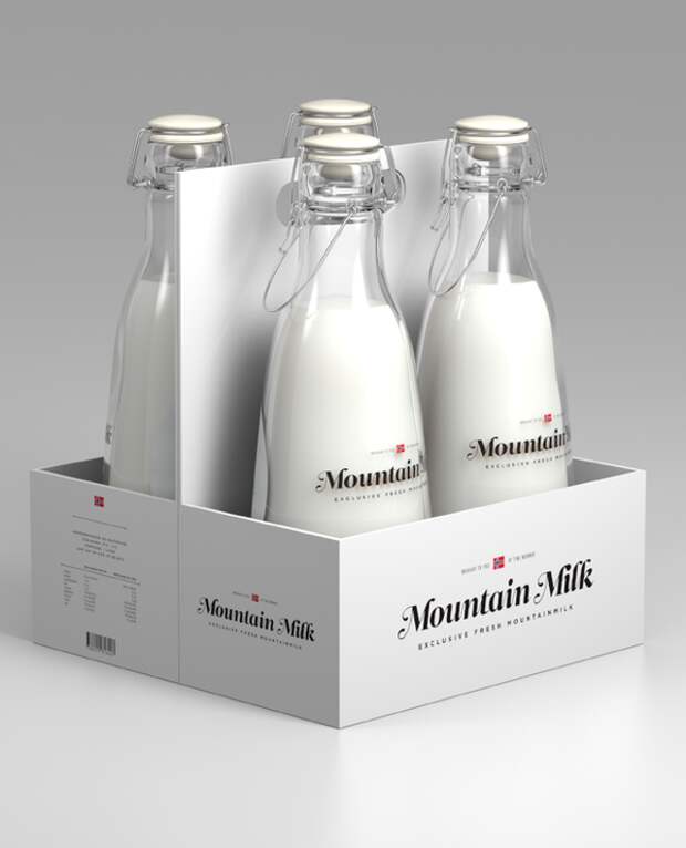 17. Стеклянная бутылка молока с сюрпризом 17. Стеклянная бутылка молока с сюрпризом дизайн, товар, упаковка