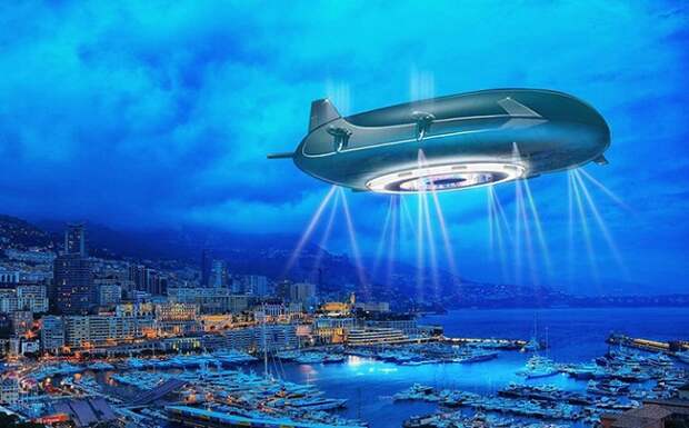 Роскошное воздушное судно будущего Halo с открытой террасой за 330 миллионов долларов