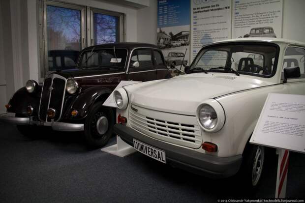 Транспорт в дрезденском музее ГДР ГДР, авто, автомузей, дрезден, музей