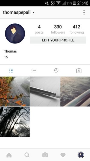 Редизайн Instagram для Android