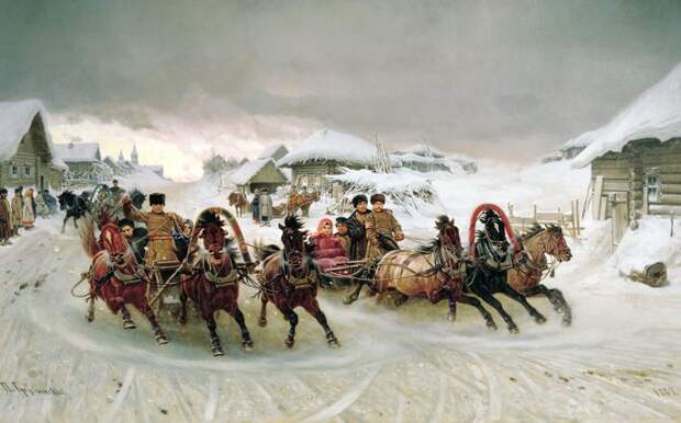 Пётр Грузинский. "Масленица". искусство, история, картины, факты, художники